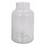 Glas Tisch Vase SIARA, klar, 25cm, Ø15cm