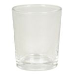 Halter für Teelicht MALI, Glas, transparent, 6,5cm, Ø5,5cm