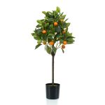 Künstlicher Orangenbaum BIMENES mit Früchten, 75cm