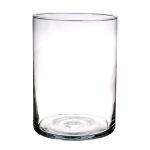 Blumenvase SANYA AIR, Glas, Zylinder, transparent, 25cm, Ø18cm