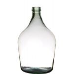 Ballonvase JENSON, Glas, recycelt, klar-grün, 39cm, Ø25cm, 10L