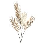 Kunst Goldfruchtpalmen Zweig LARMO, metallic-gold, 115cm