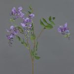 Blauregen Zweig künstlich SOULA mit Blüten, lila, 80cm, Ø7-8cm