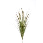 Deko Kunstgras Federborstengras YWAIN, Rispen, Steckstab, beige-grün, 70cm
