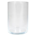 Blumen Zylinder Vase SANYA OCEAN aus Glas, klar, 15cm, Ø10,1cm