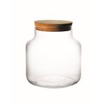 Glasbehälter DOGAN mit Korken, klar, 20cm, Ø19cm