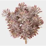 Kunstpflanze Crossostephium KARAHNI auf Steckstab, burgunderrot-grün, 20cm