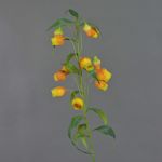 Große Kunstblume Laternenlilie NIZAR, orange-grün, 100cm, Ø2,5-3,5cm
