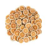 Getrocknete Orangenscheiben LILLEMOR, grün, Ø4-6cm, 250g