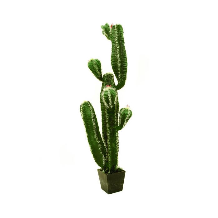 Plastik Sulenkaktus ARAMIS, grn-pink, 170cm