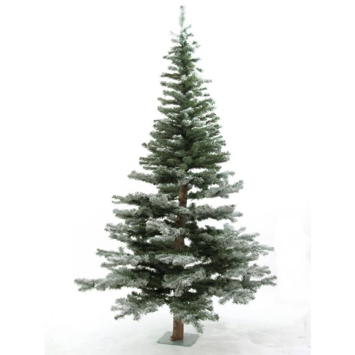 Weihnachtsbaum, beschneit, Naturstamm, mit Ständer, 240cm