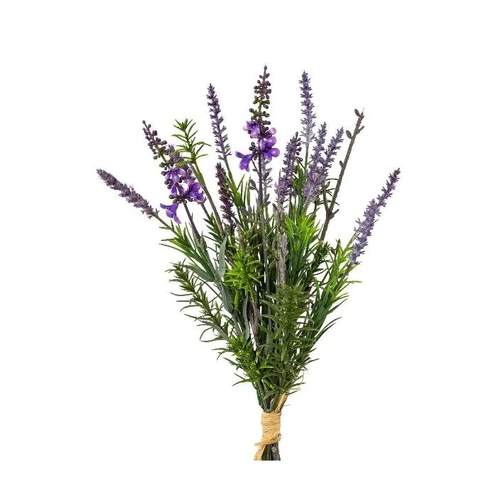 Kunstblumen Strauß Lavendel CURBA, lila, 35cm