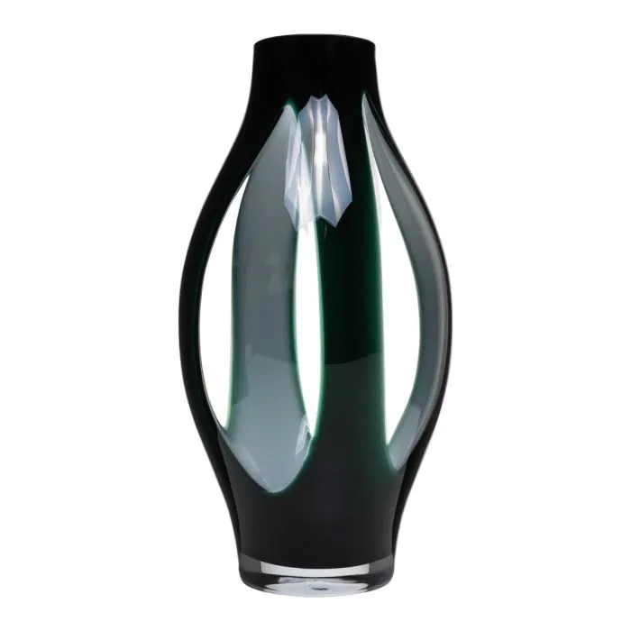 glas esstisch schwarz PLAI GLASS | (Metall lackiert Schwarz) | ca. 240 x 120 x 75H cm (eckig) | Eckig | Schwarz (Glas lackiert Schwarz glänzend) Eisschale Edelstahl 5L |