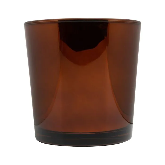 Pflanztopf aus Glas ALENA SHINY, kupfer glnzend, 19cm, 19cm