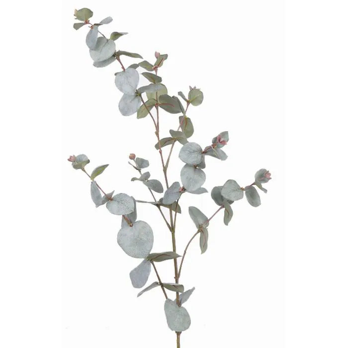 Textil Eukalyptus Zweig ILMO, grau-grün, 85cm