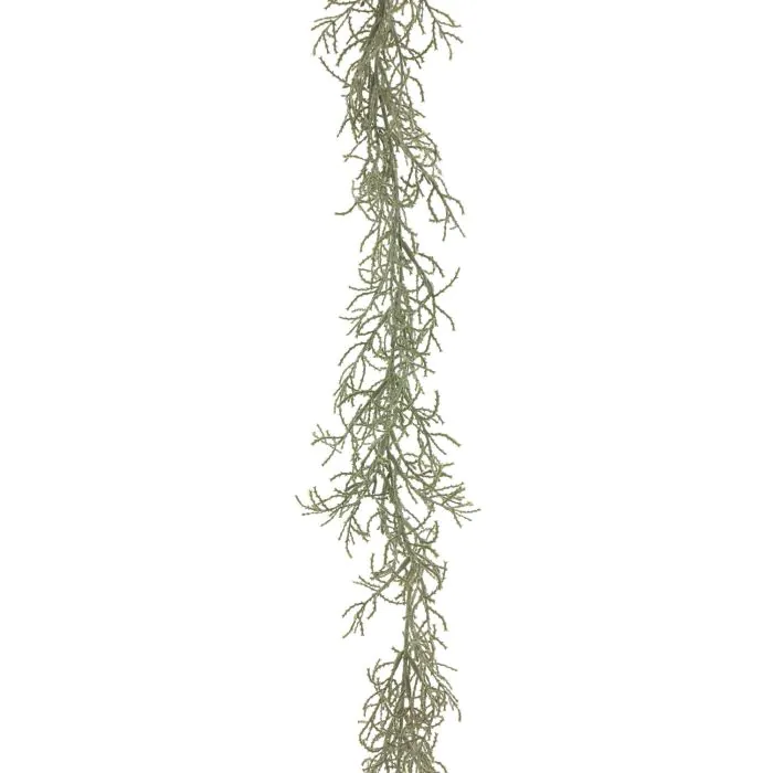 Kunstgirlande Gitterkraut YASHUO, grau, 180cm