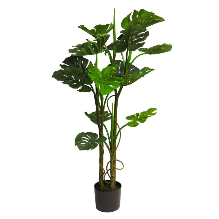 Deko Pflanze Philodendron Monstera Deliciosa LIYUNA, 120cm
