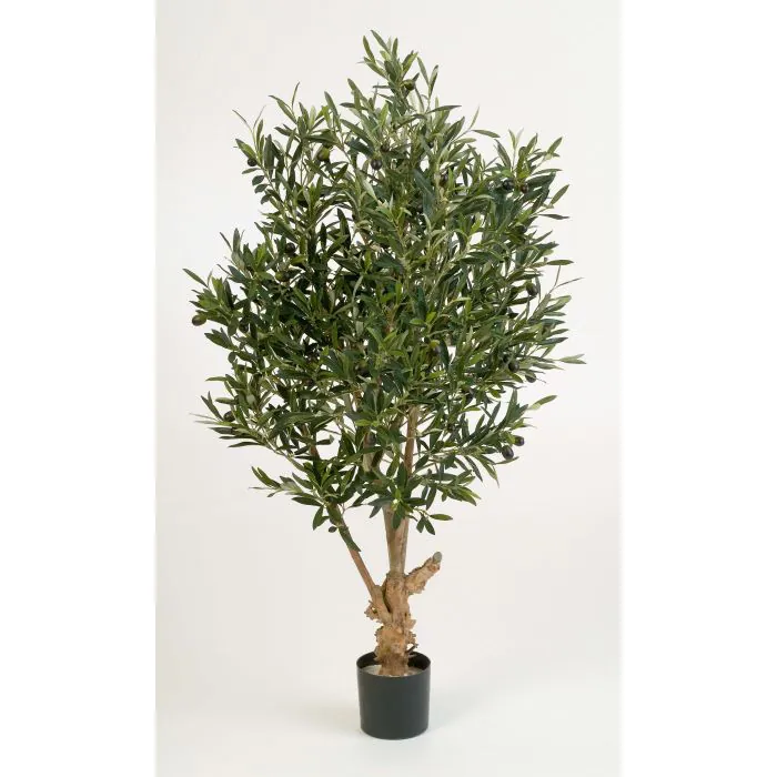 Kunst Olivenbaum ALEXANDROS, Echtstamm, 120cm