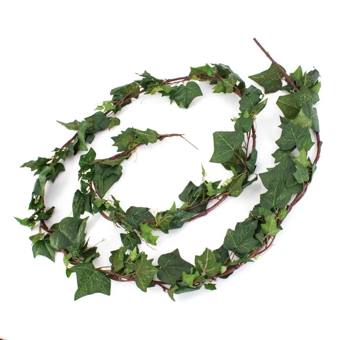 Plastik Efeu Girlande NORWIN, grün, 350cm