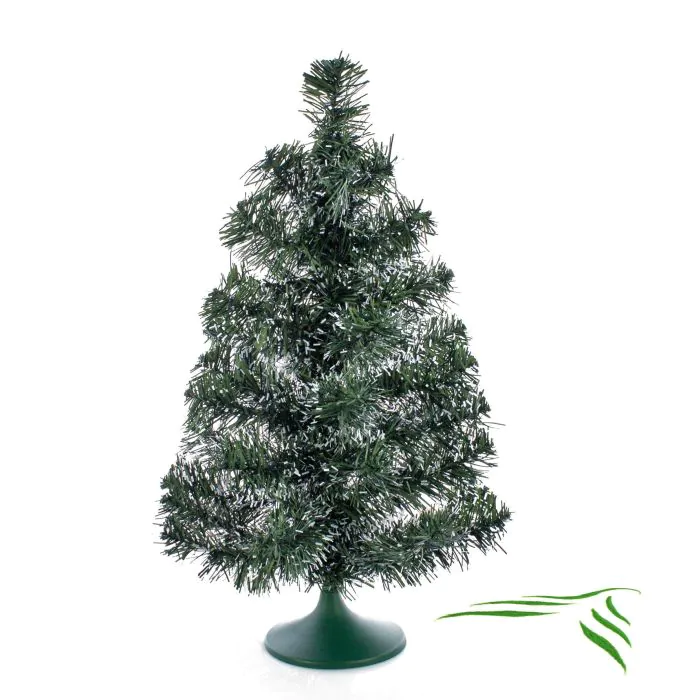 Plastik Weihnachtsbaum LEONHARD, Frost, 45cm, Ø25cm