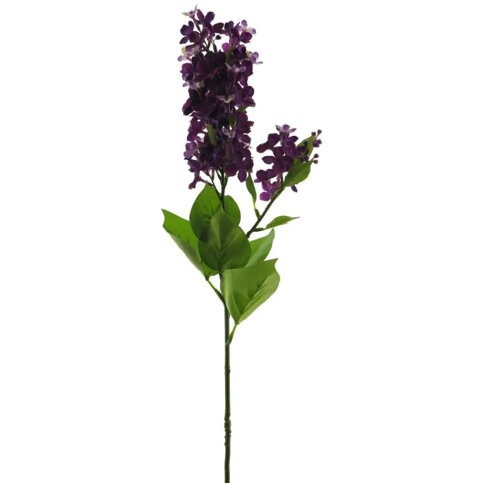 Knstlicher Fliederzweig 78cm Rot-lila  Realistische Seidenblumen Fr  Wunderschne Frhjahrsdekoration Kunstblumen Flieder Rot-lila