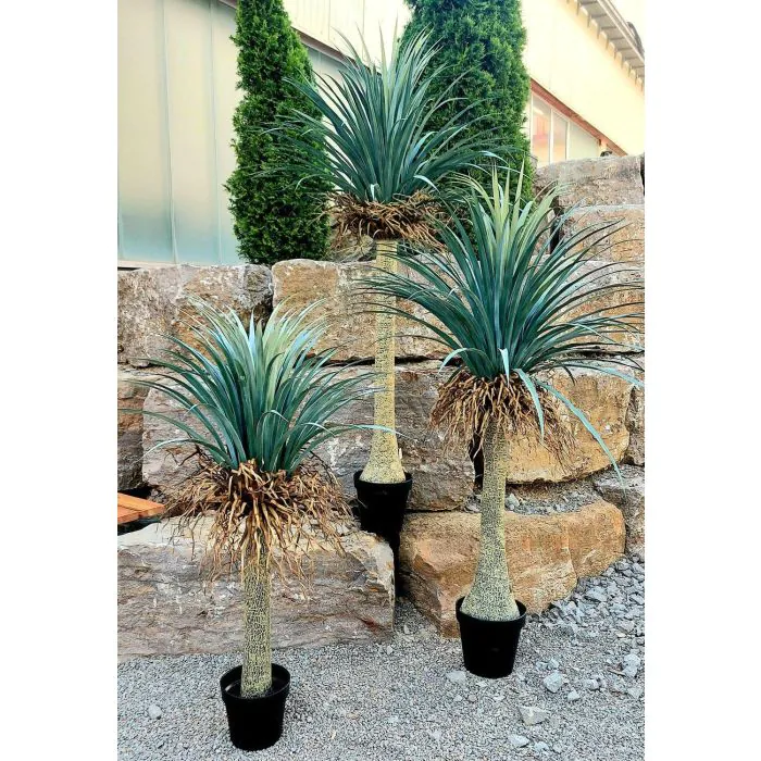 Knstliche Yucca rostrata HARDIN, Dekotopf, 120cm