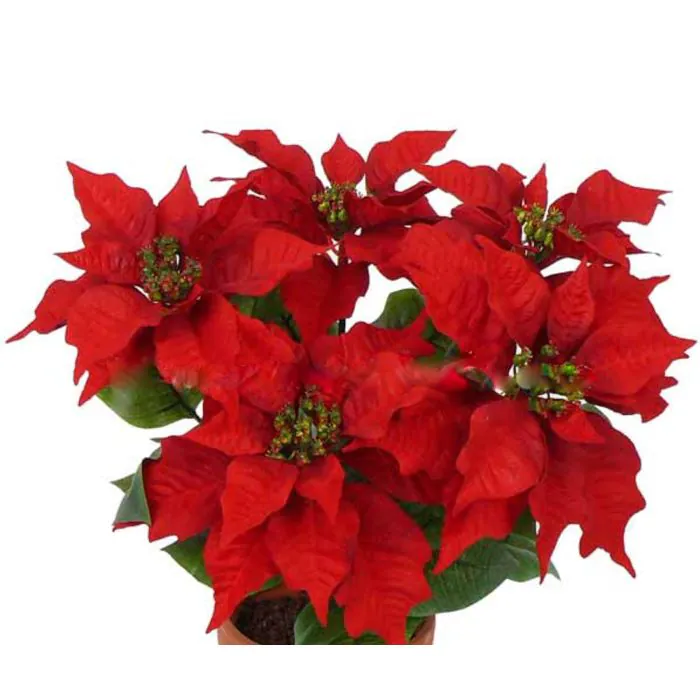 Kunst Weihnachtsstern SUNIVA, rot, 45cm, 40cm