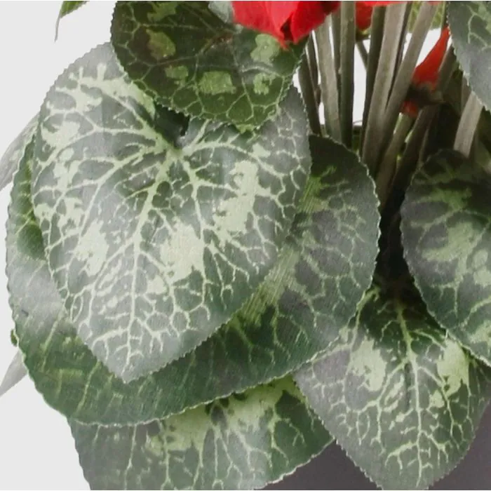 Kunst Alpenveilchen HEIDI rot 25cm 5-8cm