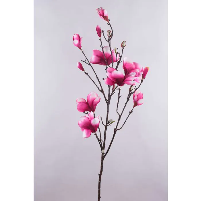 Textil Magnolien Zweig YONA, rosa-pink, 130cm