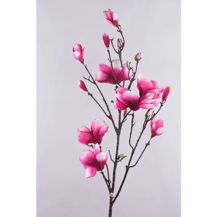 Textil Magnolien Zweig YONA, rosa-pink, 130cm
