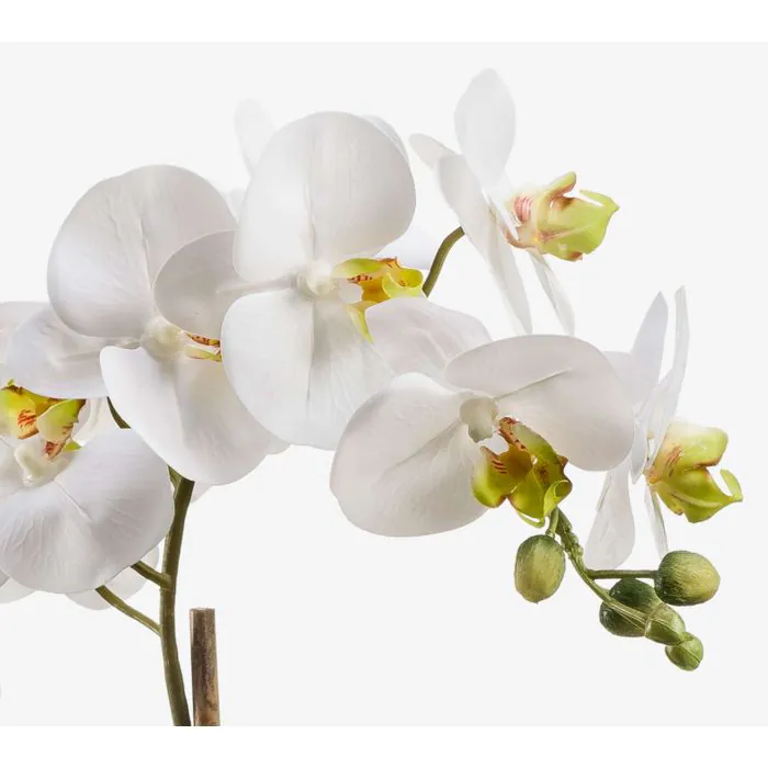 Kunst Phalaenopsis Orchidee CANDIDA, weiß, 65cm
