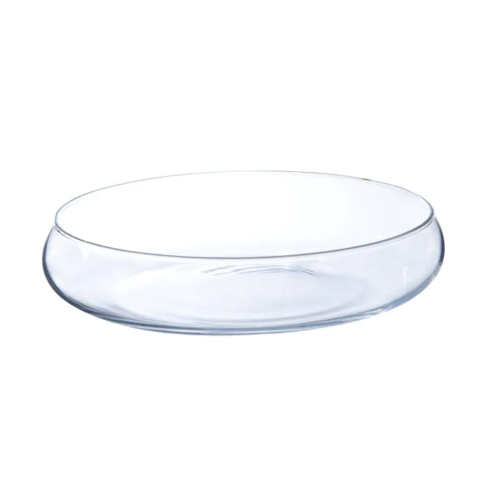 Obstschale COCO aus Glas, klar, 6cm, Ø25cm