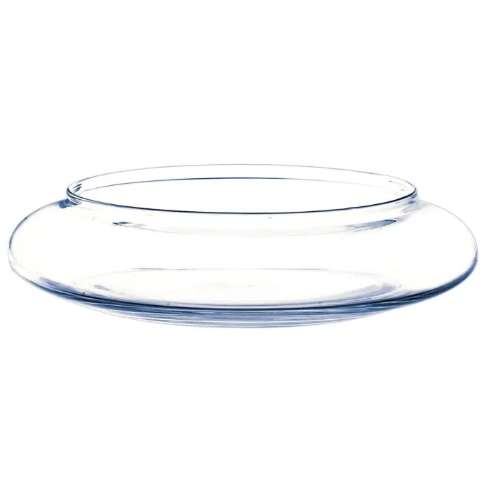 Glasschale für Deko CHICO, transparent, 6cm, Ø26cm