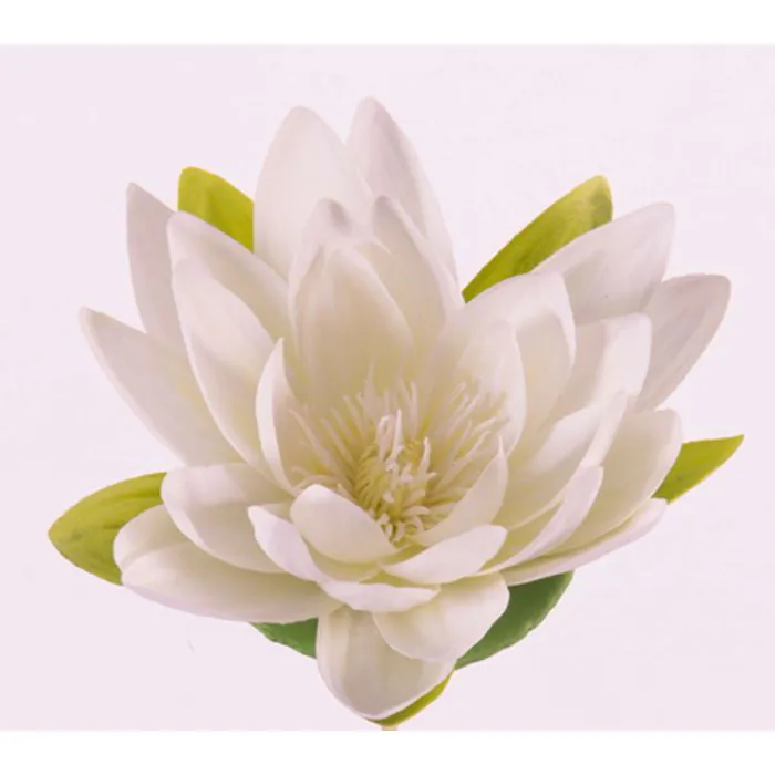 Textilblume Seerose SCILLA, creme, 4cm, Ø16cm