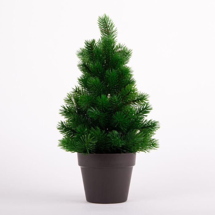 Kunststoff Christbaum EDGAR, Topf, LED, 40cm, 20cm