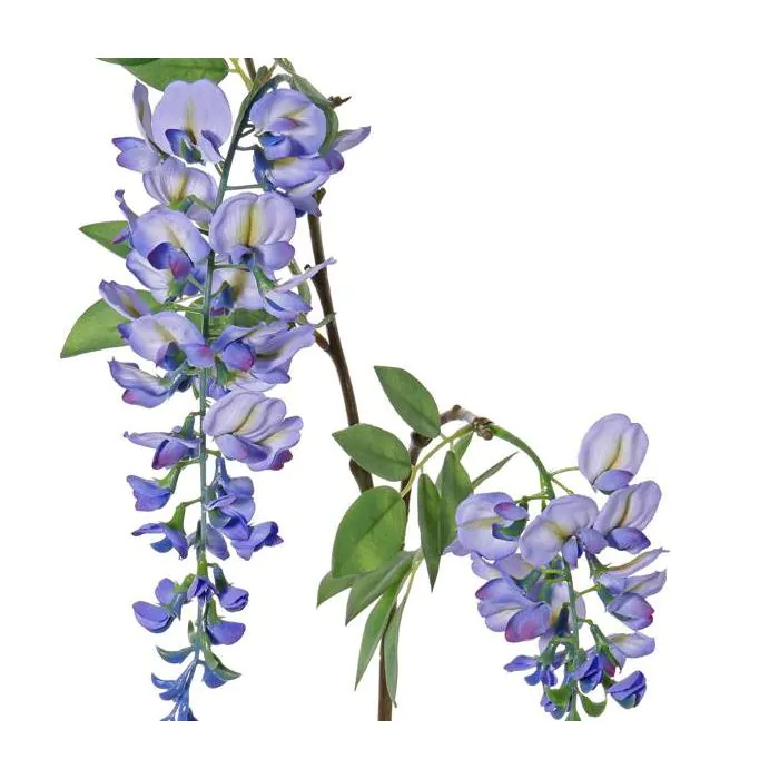 Knstlicher Blauregen Zweig NEZUMI, blau, 105cm