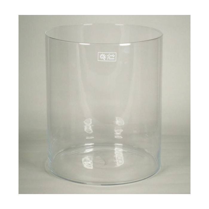 Glas Zylinder für Kerzen SANYA OCEAN, transparent, 35cm, Ø30cm