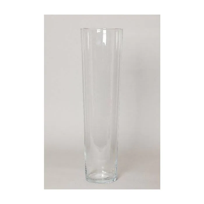 Glasvase AMNA OCEAN, konisch, transparent, 70cm, Ø17cm