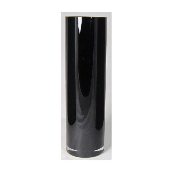 Zylinder Bodenvase SANSA OCEAN, Glas, schwarz, 50cm, Ø15cm