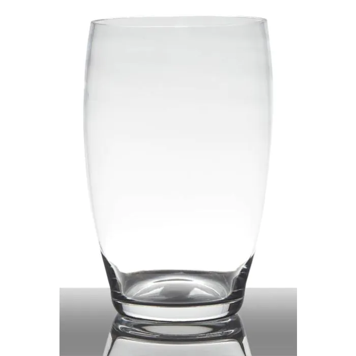 Glas-Vase HENRY, rund bauchig, klar, 25cm, Ø15cm