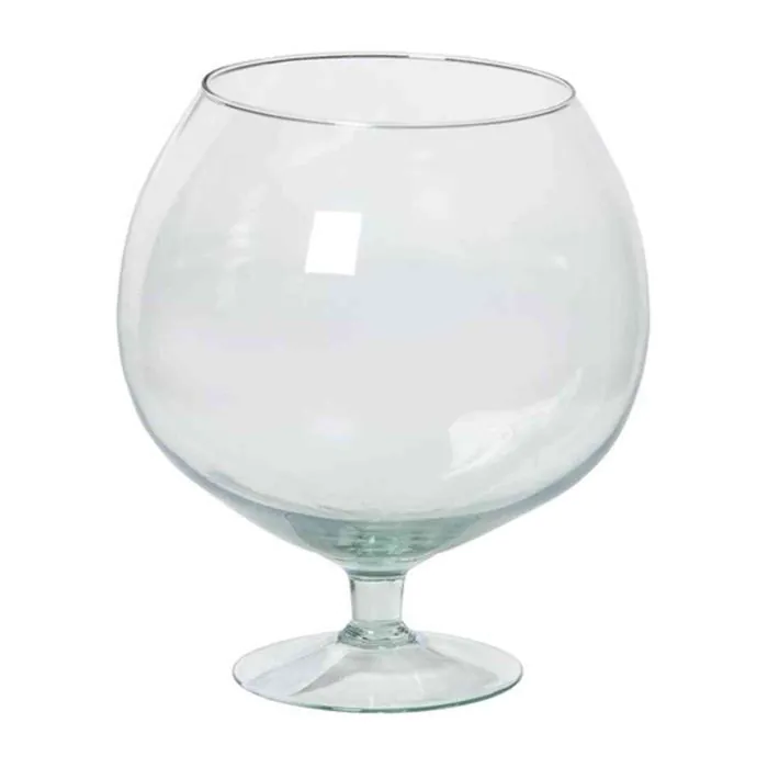 Deko Cognac Glas XXL BARRON mit Fuß, klar, 22,5cm, Ø20cm