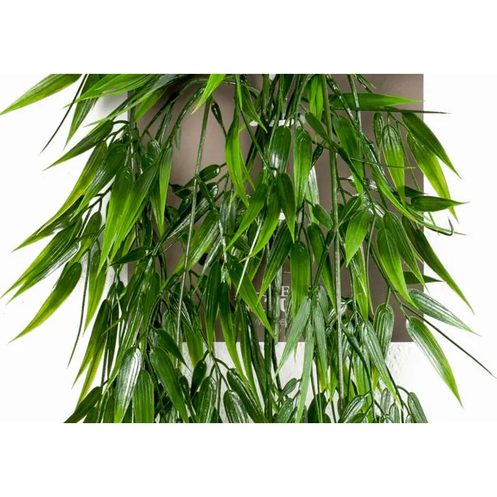 Kunst Bambus Hnger CHIASA auf Steckstab grn 75cm