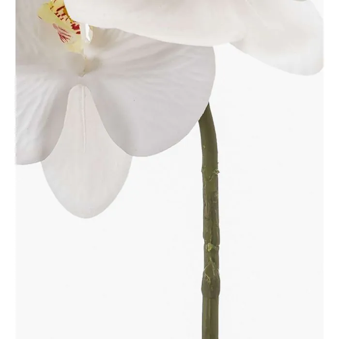 Kunst Phalaenopsis Orchideen Zweig NEITH, wei, 85cm