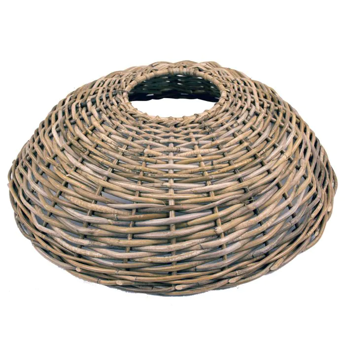 Weihnachtsbaumkorb JERICHO, Rattan, braun, 18cm, Ø62cm