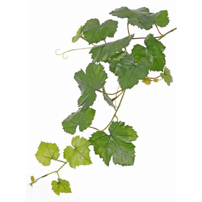 Künstlicher Weinreben Zweig BJON, crossdoor, grün, 60cm