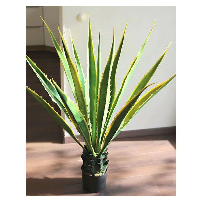 Kunst Agave furcraea gigantea CHERIE, grn-gelb, 80cm