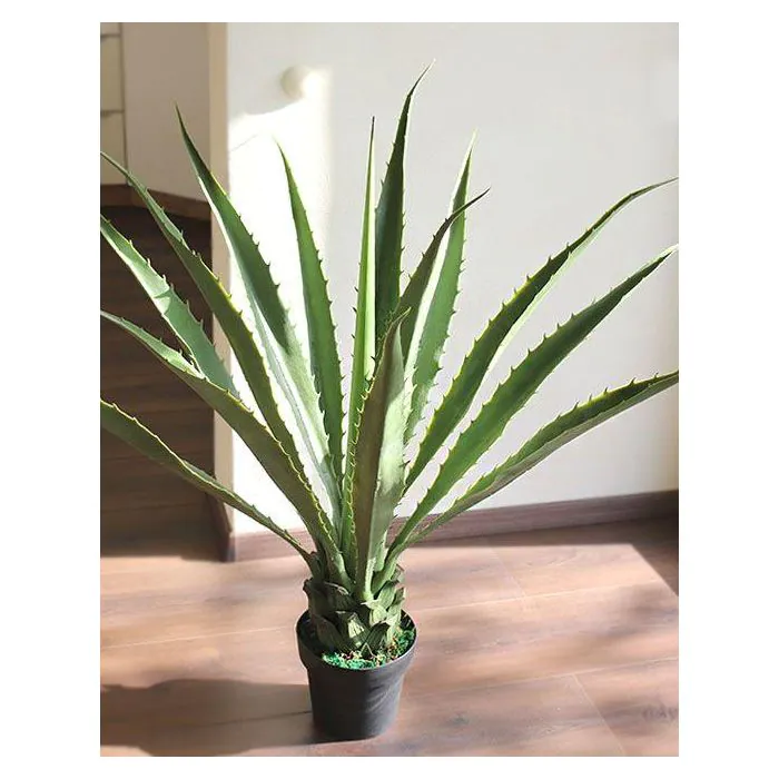 Kunst Agave furcraea gigantea CHERIE, grn-grau, 80cm
