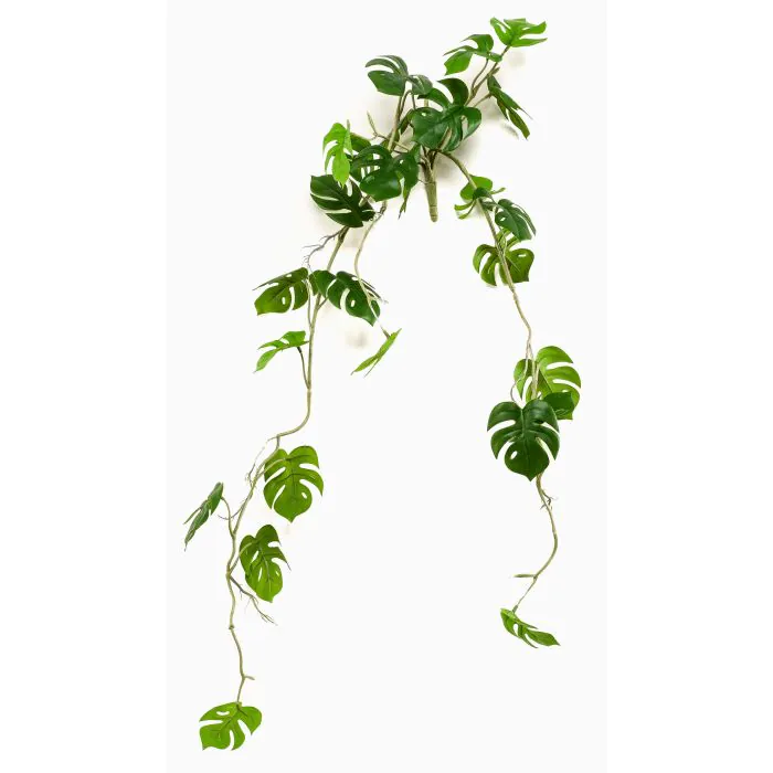 Knstliche Hngepflanze Philodendron monstera deliciosa GRINTO auf  Steckstab, 80cm