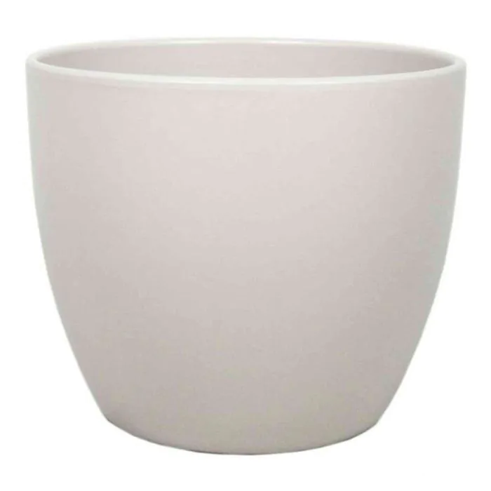 Keramik bertopf gro TEHERAN BASAR, beige-matt, 25cm, 28cm