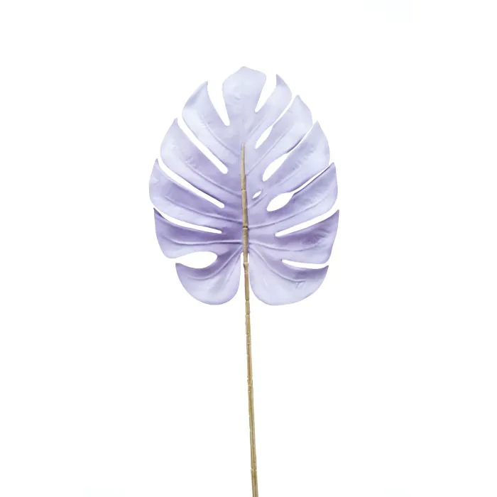 Kunstblatt Philodendron Monstera IMAO, lila, 75cm